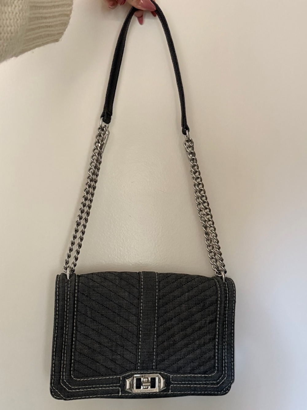 Rebecca Minkoff Quilted Denim Crossbody
